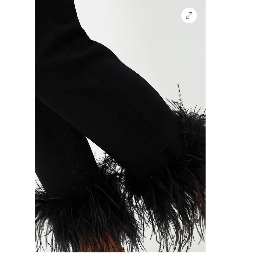 TUCKERNUCK Black Feather Compression Knit Ashford Pants NEW - Picture 6 of 13